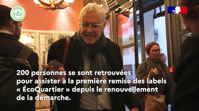Remise de labels Ecoquartier 2023
