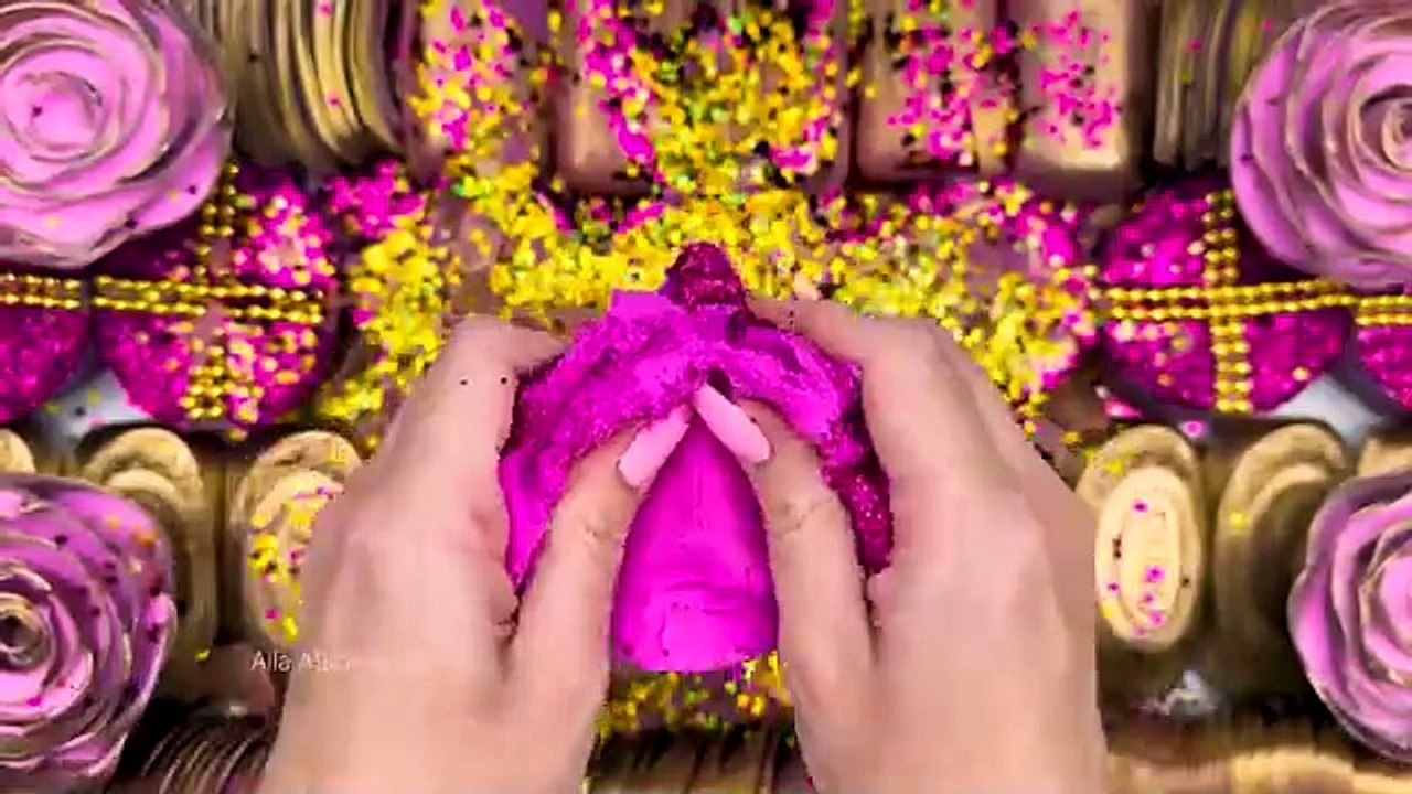ASMR SOAP GLITTER CRUSHING