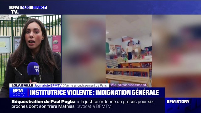 Élève de 3 ans frappée par sa maîtresse: devant l'école, les parents d'élèves expriment leur choc