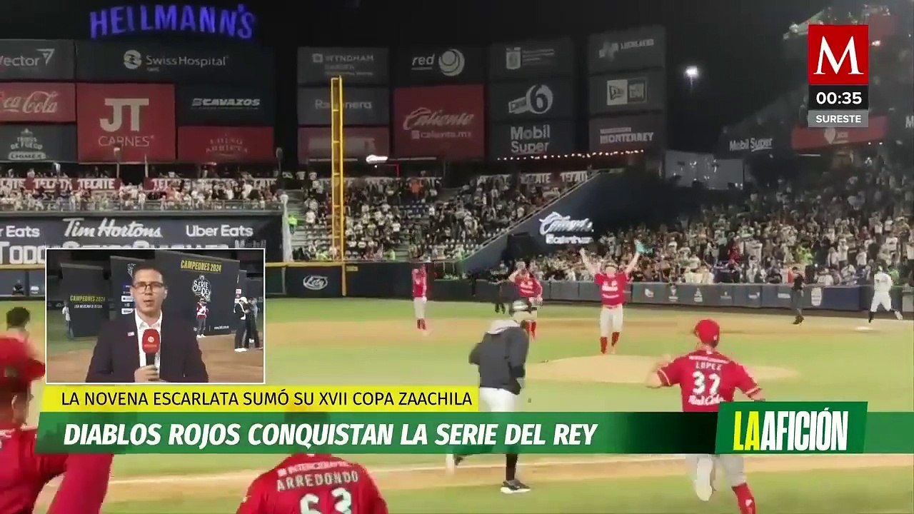 Diablos Rojos GANAN la Serie del Rey 2024 y acaban con su sequía en la LMB