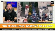 Manrique, muy duro con la dirigencia de la CGT