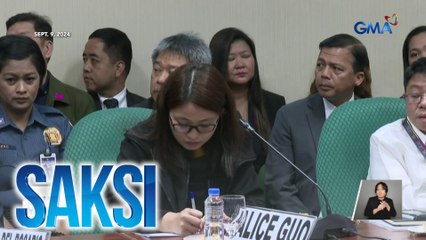 Chinese ang pangalang isinulat ni Alice Guo na tumulong daw sa kanyang makaalis sa Pilipinas, ayon sa ilang senador | Saksi