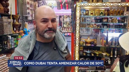 Saiba como Dubai tenta amenizar um calor de 50ºC