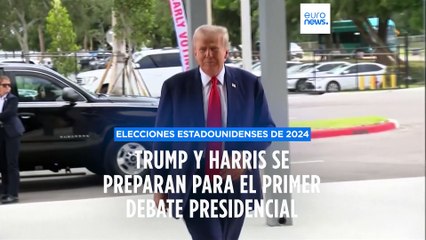 Download Video: Harris y Trump se preparan para el primer debate presidencial: 