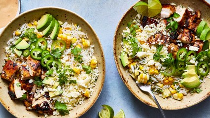 Mexican Corn & Chicken Bowls Will Have You Grinning From Ear To Ear