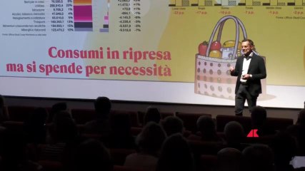 Descargar video: Rapporto Coop 2024, presentato a Milano il report su consumi e stili di vita degli italiani