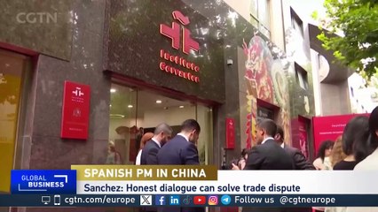 Spanish PM in China:"Europe wants to have a positive relationship with China"