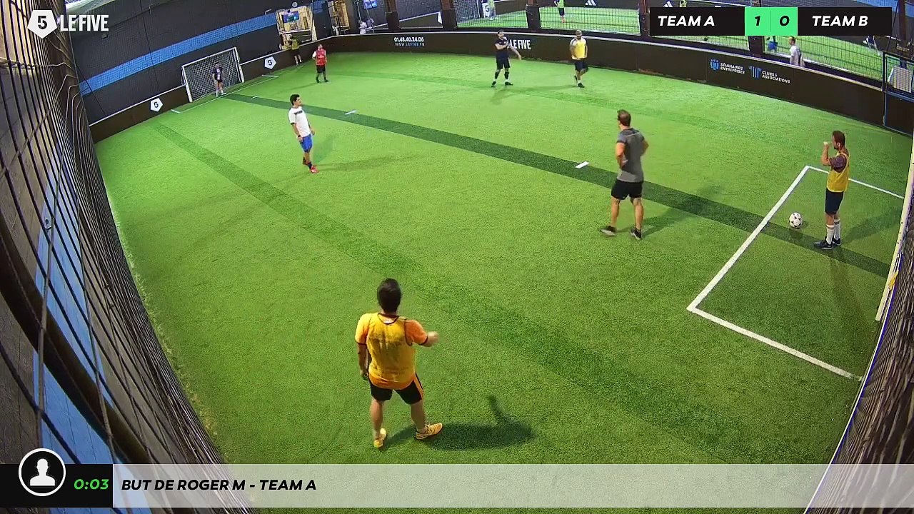 But de Roger M - Team A