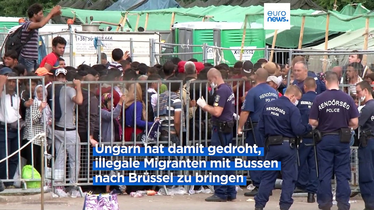 'Inakzeptabel': EU-Kommission will Ungarn daran hindern, Migranten mit Bussen nach Brüssel zu bringen