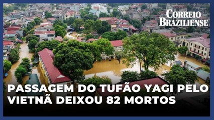 Número de mortos pelo tufão Yagi no norte do Vietnã ultrapassa 80
