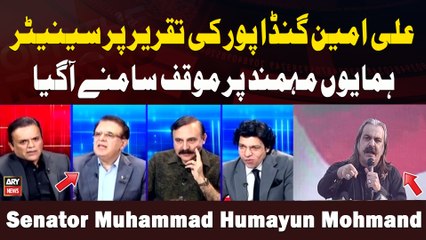Ali Amin Gandapur Ki Taqreer Par Senator Humayun Mohmand Par Muaqqaf Samnay Agaya