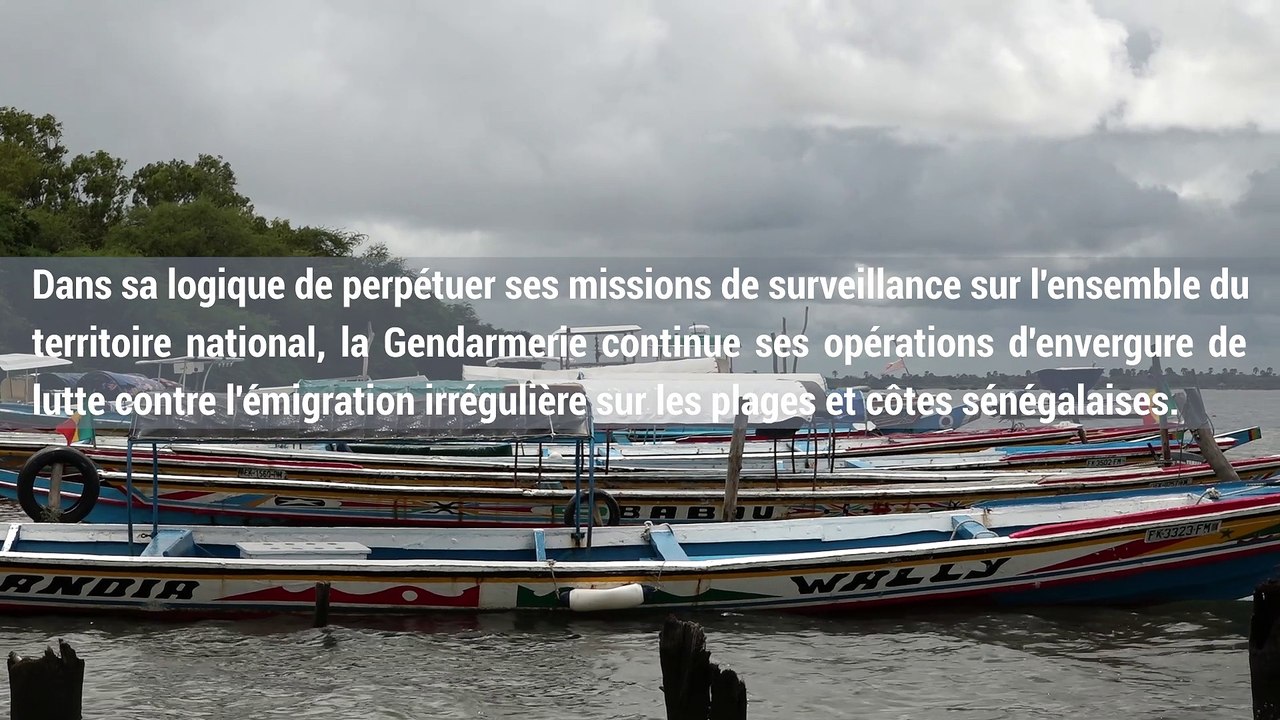 Émigration irrégulière: 37 candidats interpellés par la gendarmerie à Mboro