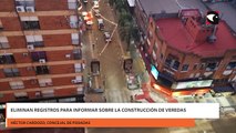 Eliminan registros para informar sobre la construcción de veredas1