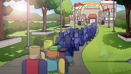 ¡¿Los RAINBOW FRIENDS se volvieron los AMIGOS DE BANBAN_! (Animación)