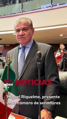 Miguel Riquelme, presente en la cámara de senadores