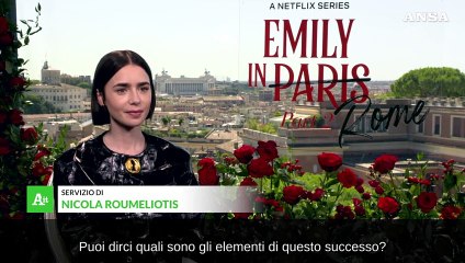 "Emily in Paris" sbarca a Roma, Lily Collins: "Fortunata in questo ruolo"