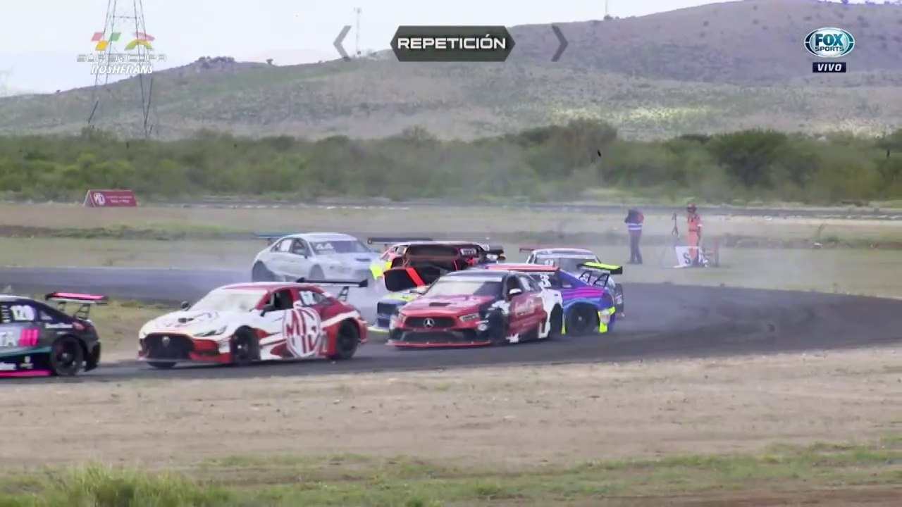 Gran Turismo Mexico 2024 Chihuahua Race 1 Dimayuga Vences Big Crash