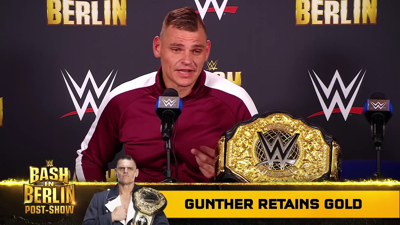 Gunther explains his connection to the European fans_ WWE Bash in Berlin 2024 Post-show highlights