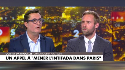 Appel à «l’intifada dans Paris» : «La gauche n’est pas d’accord avec ça», insiste le chroniqueur politique Olivier Dartigolles