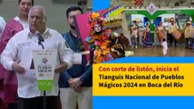 Con corte de listón, inicia el Tianguis Nacional de Pueblos Mágicos 2024 en Boca del Río