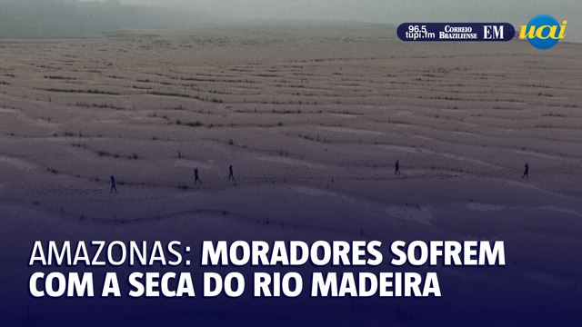 Amazonas: moradores sofrem com a seca do rio Madeira