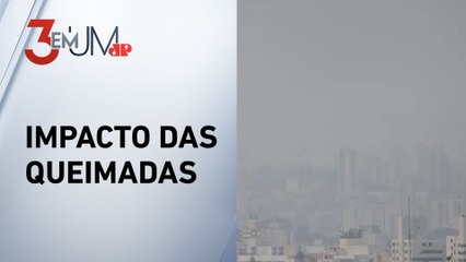 São Paulo registra pior qualidade de ar do mundo pelo segundo dia seguido
