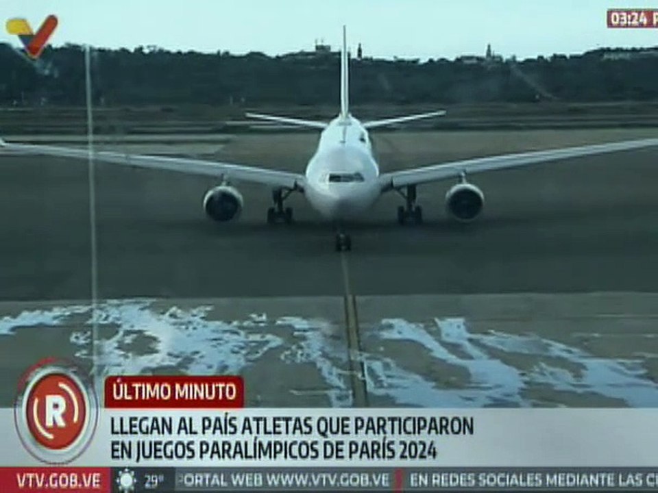 Delegación venezolana de Atletas Paralímpicos llegan al Aeropuerto Internacional de Maiquetía