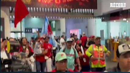 Llegaron a CDMX los Diablos Rojos del México