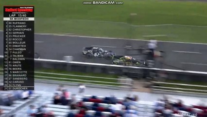 SMS SK Modifieds Feature Prucker Crash