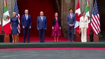 Joe Biden, Justin Trudeau y López Obrador se reúnen en Palacio Nacional
