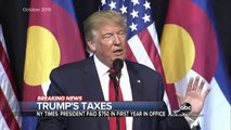 Trump bajo el fuego después de la bomba sobre las declaraciones de impuestos