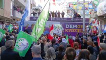 Hatimoğulları, Mersin’in Akdeniz ilçesinde seçim ofisi açılışında halkla buluştu: 'Saray duysun, DEM gelecek'