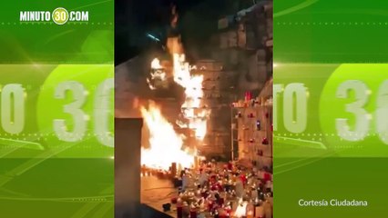 Incendio Rosa Mística de La Aguacatala