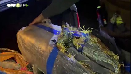 En Medellín. Le encontraron en el baúl del carro 20 paquetes de marihuana prensada