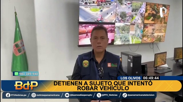 Capturan a ‘Cara e bebé’: habría intentado robar un auto en Los Olivos