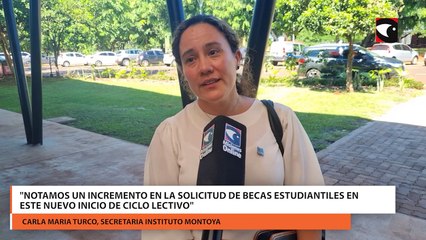 "Notamos un incremento en la solicitud de becas estudiantiles en este nuevo inicio de ciclo lectivo"