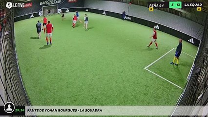 Faute de Yohan Gourgues - LA SQUADRA