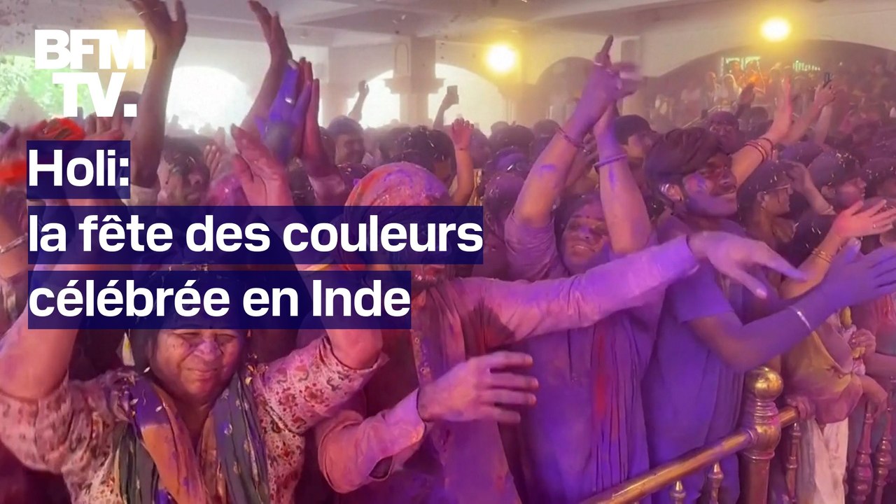 Inde: Holi, la fête des couleurs célébrée pour fêter le printemps
