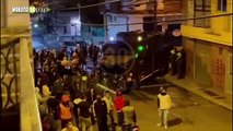Tres policías resultaron heridos durante protestas de anoche en Caldas, Antioquia
