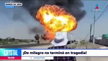 VIDEO: Explota pipa de gas en el Estado de México