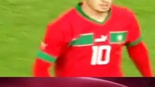 اول مبارات ابراهيم دياز معة المنتخب المغربي