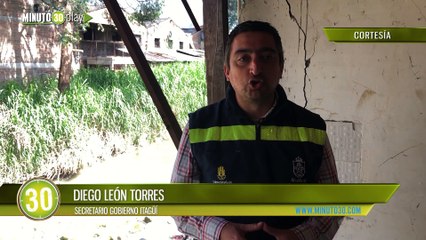 Polémica en Itagüí por el desalojo de unas familias que vivían en alto riesgo