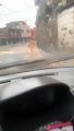 2 VIDEO Fuertes lluvias causan estragos en la vía Santo Domingo.