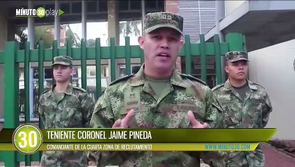 En la Cuarta Brigada del Ejército inició proceso de incorporación para nuevos soldados