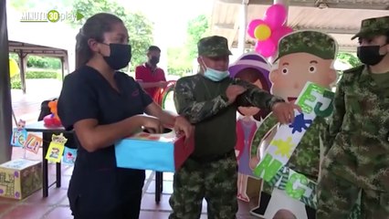 Un joven con síndrome de Down cumplió su sueño de ser soldado