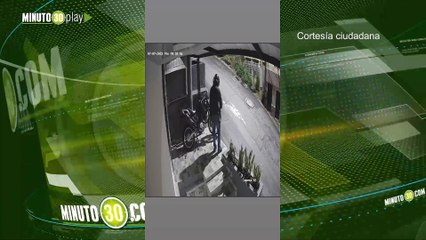‘Sin miedo a nada’ Ladrones se llevaron una moto