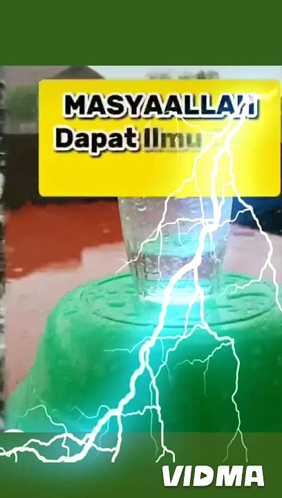 Manfaat air hujan/Benefits of rainwater