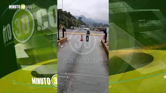 Usuarios se oponen a pagar alza en peaje de túnel de Occidente. Lo tienen bloqueado