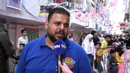 تحضيرات إفطار أكبر مائدة رحمن فى مصر  بالمطرية