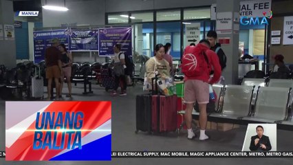 Ilang pasahero, sa Manila Northport Terminal na natulog para maagang makabiyahe | UB
